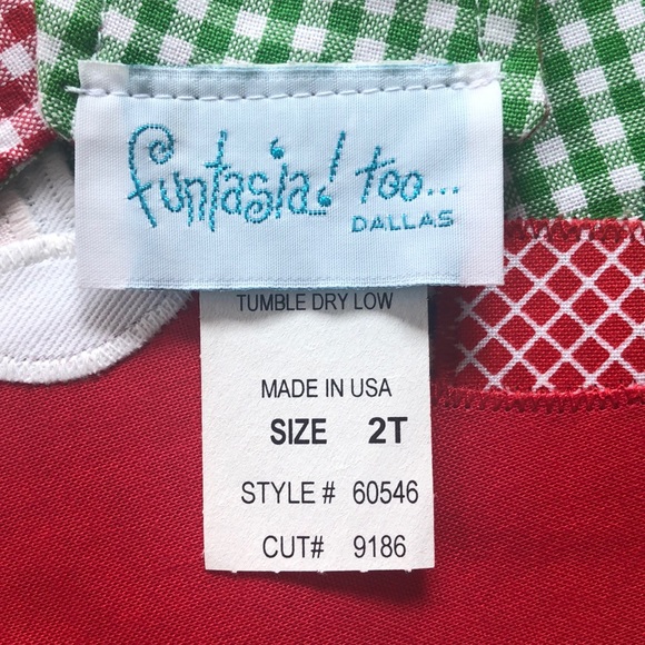 Reverseable Christmas overalls - Picture 3 of 3